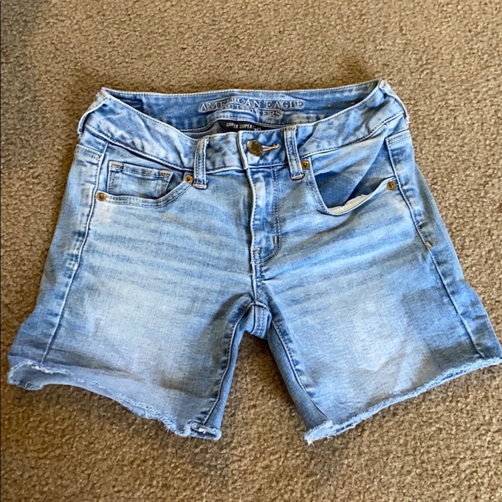 America. Eagle Low rise midi school shorts